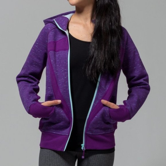 Ivivva Other - IVIVVA purple fleece remix hoodie